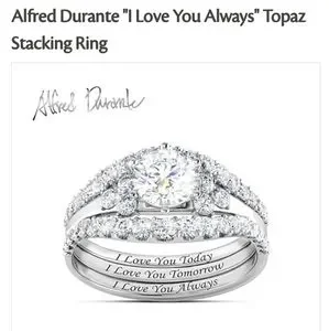 The Bradford Exchange Jewelry Alfred Durante I Love You Aways